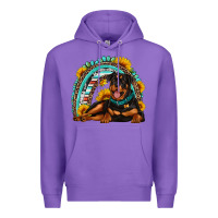 Purple Rottweiler  rainbow Premium Hoodie - Artiststas