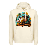 Sandshell Rottweiler  rainbow Premium Hoodie - Artiststas