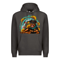 Smoke Rottweiler  rainbow Premium Hoodie - Artiststas
