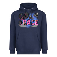 Navy go race Heavyweight Hoodie - Zillion Design Studio