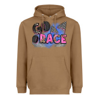 Toasted Coconut go race Heavyweight Hoodie - Zillion Design Studio