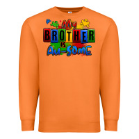 Carrot my brother is ausome autism Premium Sweatshirt - Zillion Design Studio