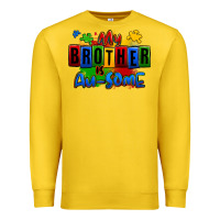 Lemon my brother is ausome autism Premium Sweatshirt - Zillion Design Studio