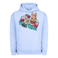 Pigment Grape Ice he is risen cross rabbit Urban Hoodie - BarkalooDesign