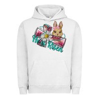 Pigment Lunar Rock he is risen cross rabbit Urban Hoodie - BarkalooDesign