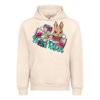 Sandshell he is risen cross rabbit Urban Hoodie - BarkalooDesign