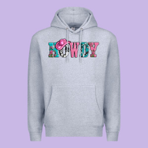 Valentines Day Howdy And Heart Gift Premium Hoodie Designed By Adodesignshop