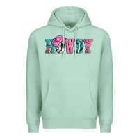 Seafoam valentines day howdy and heart gift Premium Hoodie - AdoDesignShop