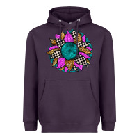 Plum race sunflower Heavyweight Hoodie - Zillion Design Studio