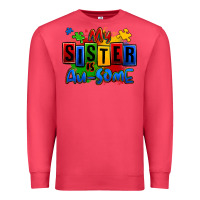 Cardinal my sister is ausome autism Premium Sweatshirt - Zillion Design Studio