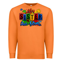 Carrot my sister is ausome autism Premium Sweatshirt - Zillion Design Studio
