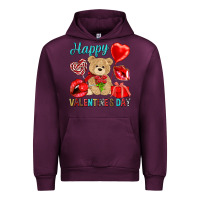 Mauve Wine happy valentines day Urban Hoodie - NancyCooperArtShop