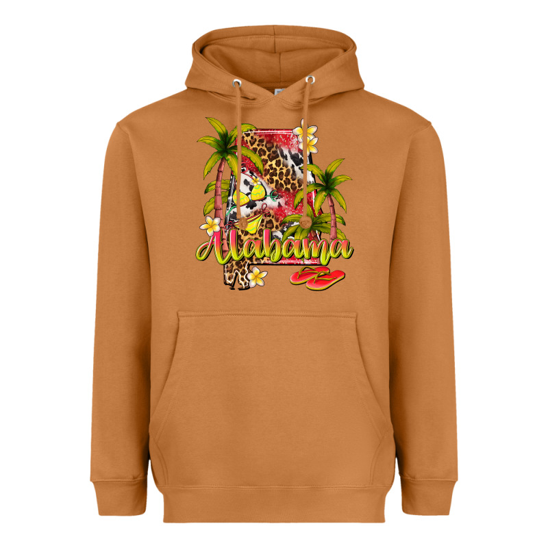 Summer Alabama Heavyweight Hoodie by texasbilliewilder | Teevron