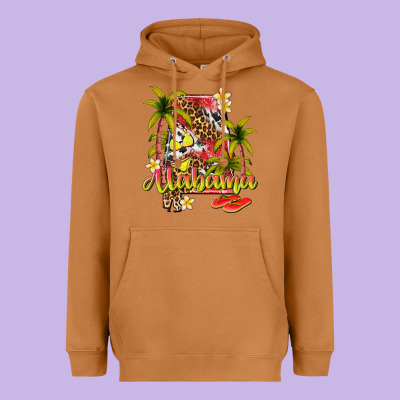 Summer Alabama Heavyweight Hoodie Designed By Texasbilliewilder