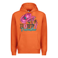 Carrot valentines day cowgirl hat and howdy Premium Hoodie - AdoDesignShop