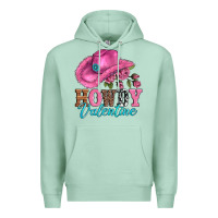Valentines Day Cowgirl Hat And Howdy Premium Hoodie | Teevron