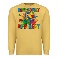 Antique Gold rawrsomely different autism trex Premium Sweatshirt - Zillion Design Studio