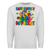 Dove Grey rawrsomely different autism trex Premium Sweatshirt - Zillion Design Studio