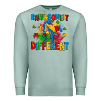 Seafoam rawrsomely different autism trex Premium Sweatshirt - Zillion Design Studio