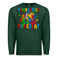 Sports Green rawrsomely different autism trex Premium Sweatshirt - Zillion Design Studio