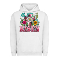 Pigment Lunar Rock he is risen cross easter Urban Hoodie - BarkalooDesign
