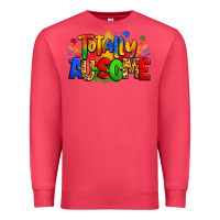 Cardinal totally ausome autism Premium Sweatshirt - Zillion Design Studio