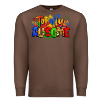 Chestnut totally ausome autism Premium Sweatshirt - Zillion Design Studio