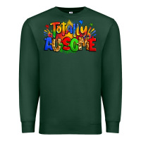 Sports Green totally ausome autism Premium Sweatshirt - Zillion Design Studio