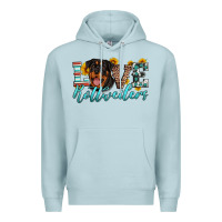 Blue Mist love rottweilers Premium Hoodie - Artiststas