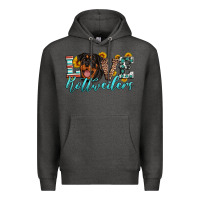 Charcoal Heather love rottweilers Premium Hoodie - Artiststas