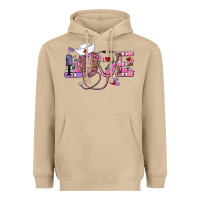 Mushroom valentine's day nurse love Heavyweight Hoodie - RanaPortraitStore