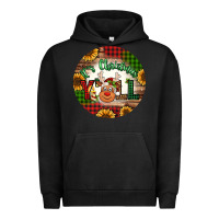 Pigment Black it's Christmas y'all reindeer Christmas Urban Hoodie - Jasminsmagicworld