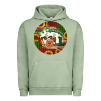 Pigment Oil Green it's Christmas y'all reindeer Christmas Urban Hoodie - Jasminsmagicworld