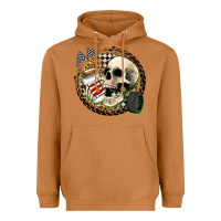 Meerkat race skull Heavyweight Hoodie - Zillion Design Studio