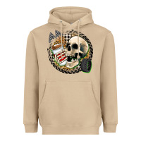 Mushroom race skull Heavyweight Hoodie - Zillion Design Studio