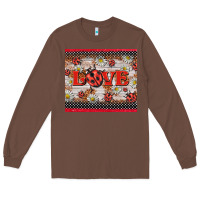 Chestnut love ladybug Long Sleeve Tee - BarkalooDesign
