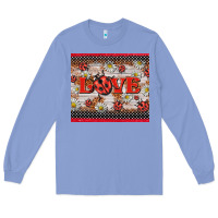 Colony Blue love ladybug Long Sleeve Tee - BarkalooDesign