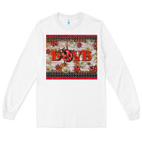 White love ladybug Long Sleeve Tee - BarkalooDesign