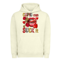Pigment Pistachio cupid can suck it Urban Hoodie - NancyCooperArtShop