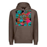 Coffee western rodeo seamless Premium Hoodie - Artiststas