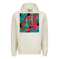 Oatmeal Heather western rodeo seamless Premium Hoodie - Artiststas