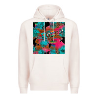 Pale Pink western rodeo seamless Premium Hoodie - Artiststas
