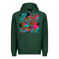 Sports Green western rodeo seamless Premium Hoodie - Artiststas