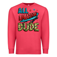Cardinal all american dude Premium Sweatshirt - Zillion Design Studio