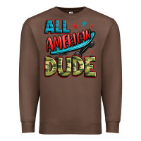 Chestnut all american dude Premium Sweatshirt - Zillion Design Studio
