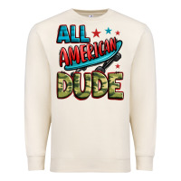 Sandshell all american dude Premium Sweatshirt - Zillion Design Studio