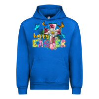 Cobalt happy easter cross Urban Hoodie - BarkalooDesign