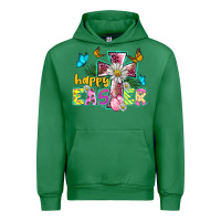 Emerald happy easter cross Urban Hoodie - BarkalooDesign