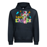 Navy happy easter cross Urban Hoodie - BarkalooDesign