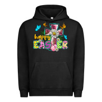 Pigment Black happy easter cross Urban Hoodie - BarkalooDesign